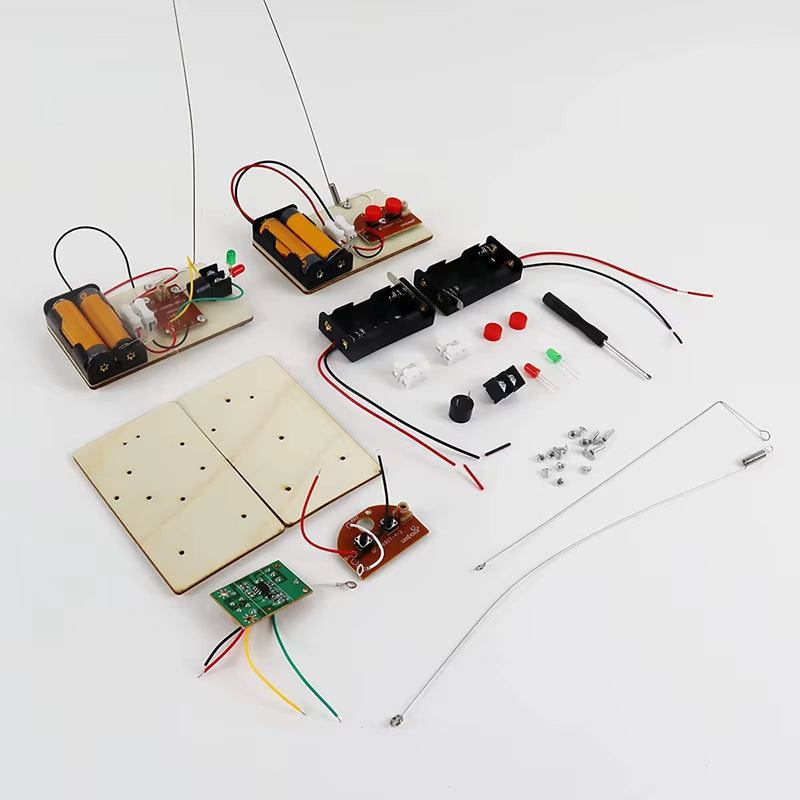 STEM Kits, Learn Morse Code, Build a Telegraph Machine, Electric Circuit Experiment, Electricity Kit(No Battery)