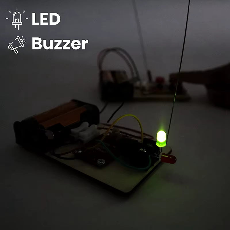 STEM Kits, Learn Morse Code, Build a Telegraph Machine, Electric Circuit Experiment, Electricity Kit(No Battery)