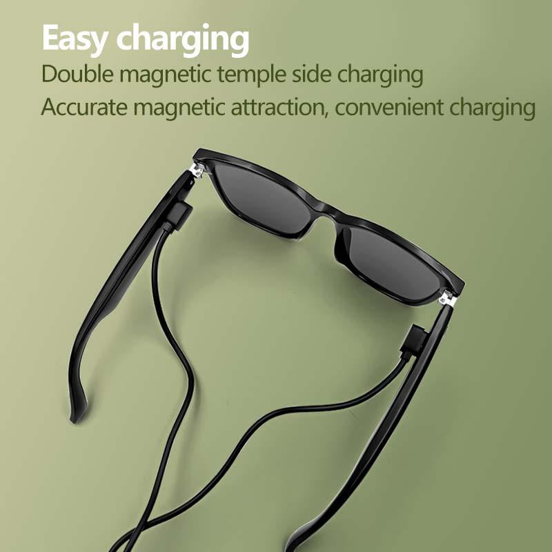 Advanced Smart Glasses with Wireless Stereo Earphones and Anti-Glare Sunglasses for Outdoor Activities such as Tourism, Driving, Cycling, Climbing, and Fishing
