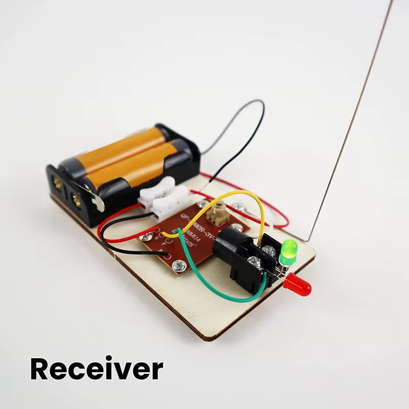 STEM Kits, Learn Morse Code, Build a Telegraph Machine, Electric Circuit Experiment, Electricity Kit(No Battery)