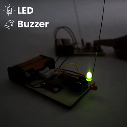 STEM Kits, Learn Morse Code, Build a Telegraph Machine, Electric Circuit Experiment, Electricity Kit(No Battery)