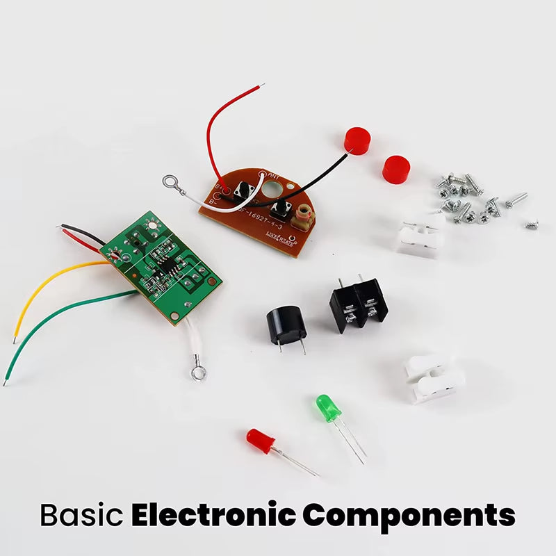 STEM Kits, Learn Morse Code, Build a Telegraph Machine, Electric Circuit Experiment, Electricity Kit(No Battery)