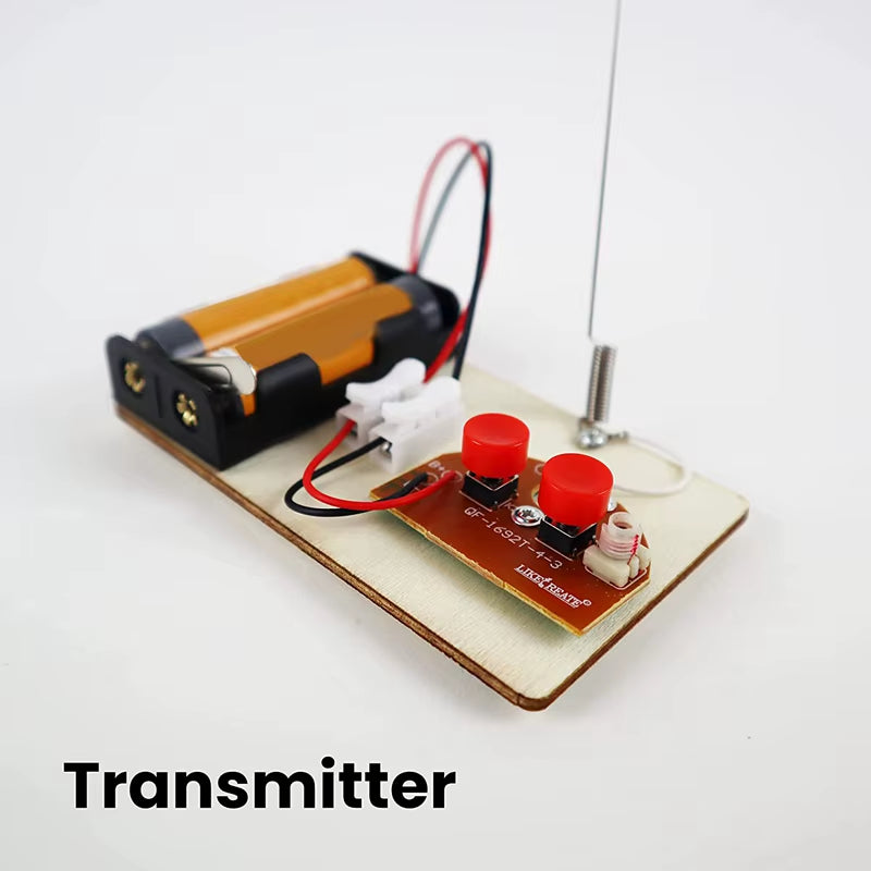 STEM Kits, Learn Morse Code, Build a Telegraph Machine, Electric Circuit Experiment, Electricity Kit(No Battery)